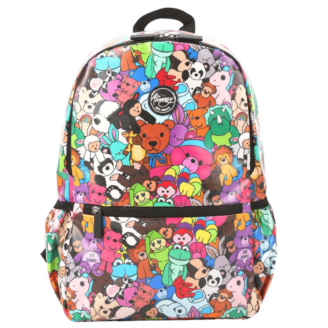 Alimasy Children Accessories Teddy Bear Pile Alimasy Medium Waterproof Backpack