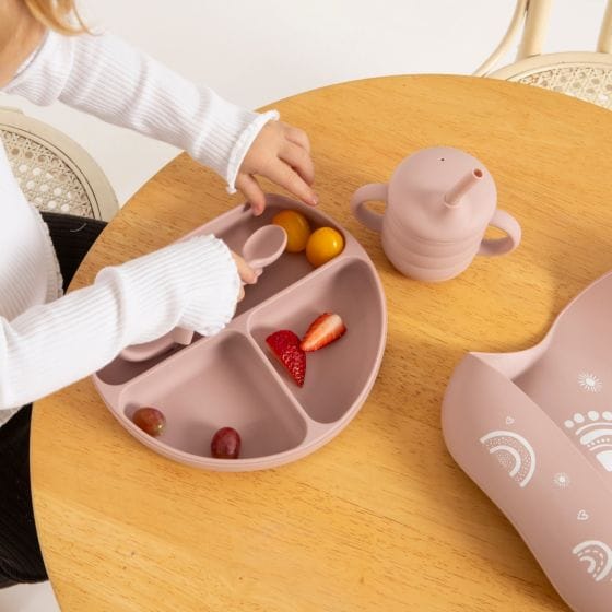 All4Ella Feeding Comfy Grip Silicone Spoons - 2 Pack