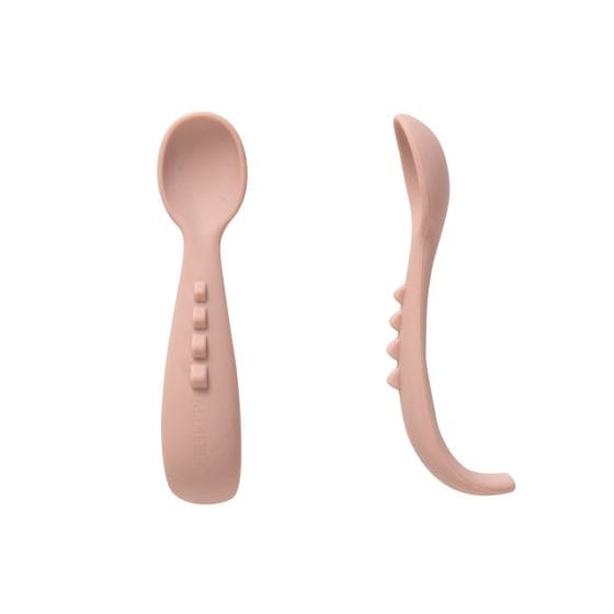 All4Ella Feeding Comfy Grip Silicone Spoons - 2 Pack