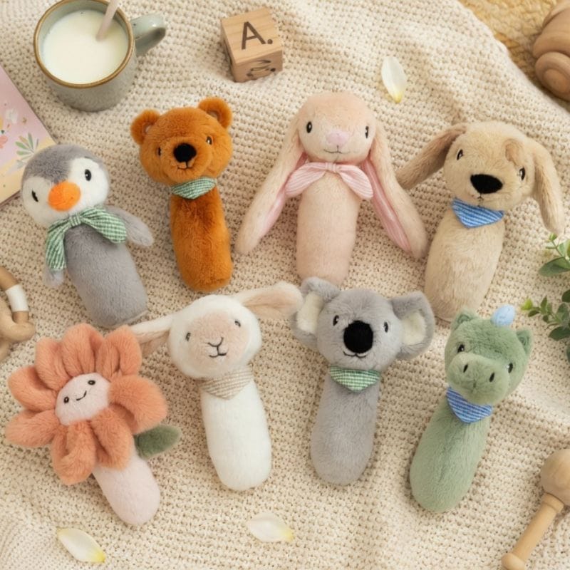 All4Ella Toys Baby Rattle - Dinosaur