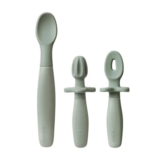 B.Box Accessory Feeding Weaning Cutlery Trio - Sage