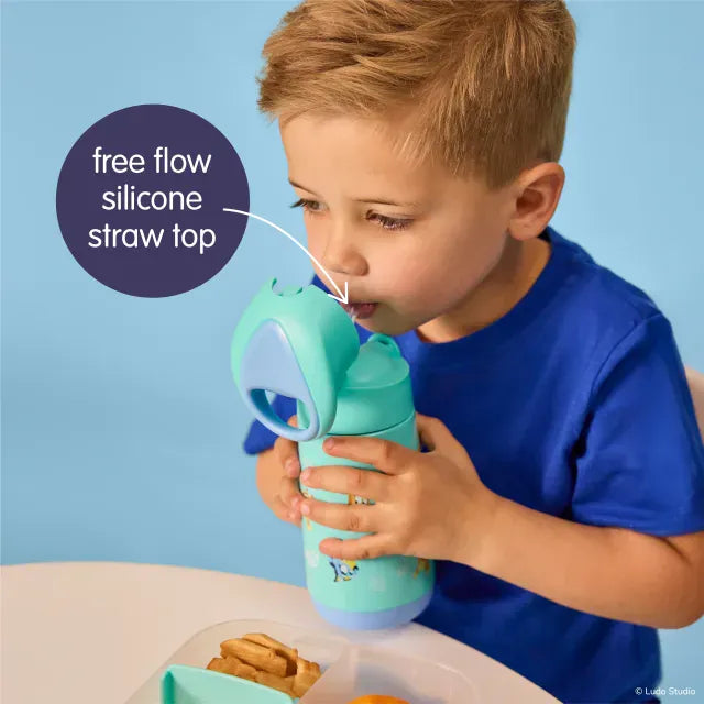 B.Box Feeding 350ml Insulated Drink Bottle Bluey S2