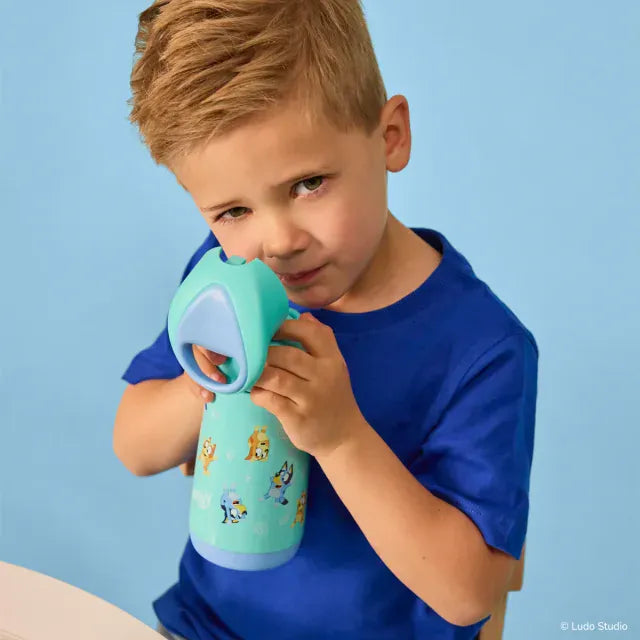 B.Box Feeding 350ml Insulated Drink Bottle Bluey S2
