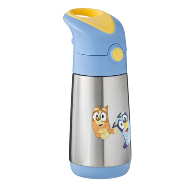 B.Box Feeding B.Box 350ml Insulated Drink Bottle Bluey
