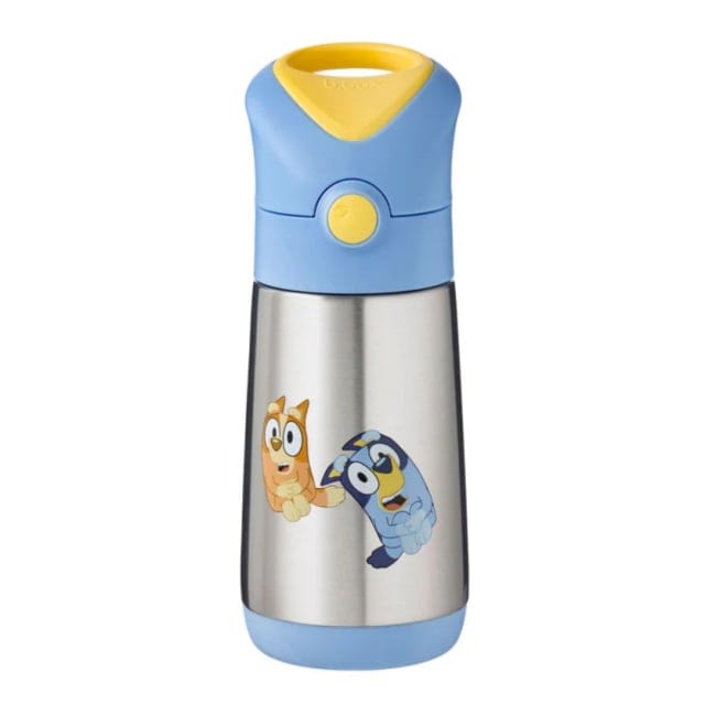 B.Box Feeding B.Box 350ml Insulated Drink Bottle Bluey