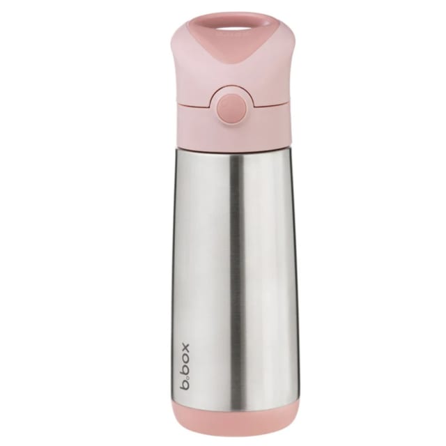 B.Box Feeding Blush Crush B.Box 500ml Insulated Drink Bottle