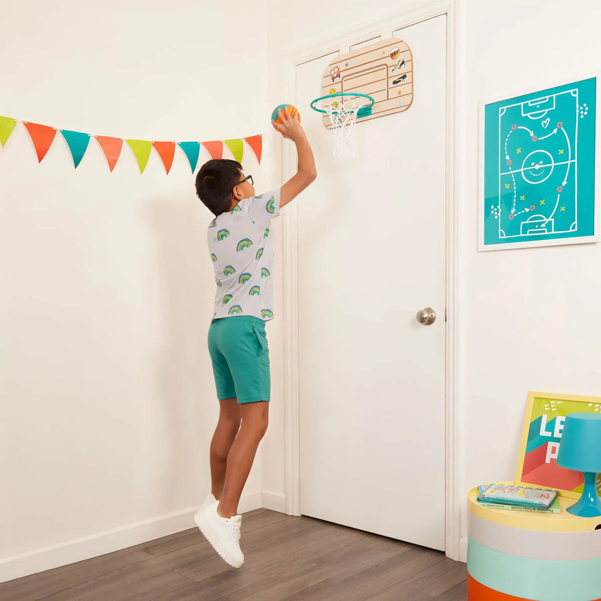 B.Toys Toys Over-the-Door Basketball Hoop