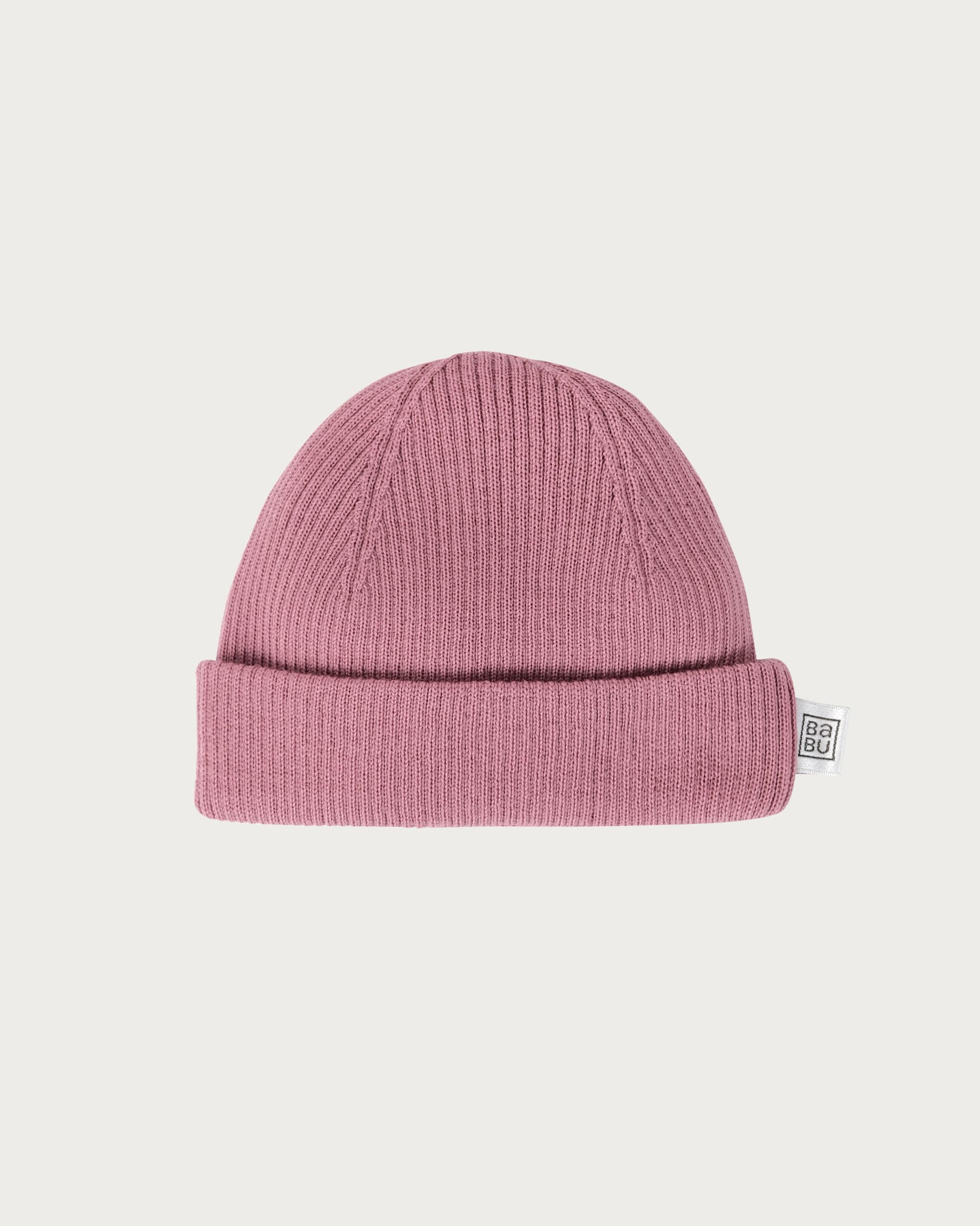 Babu Hats 0-6M Merino Ribbed Beanie - Blossom