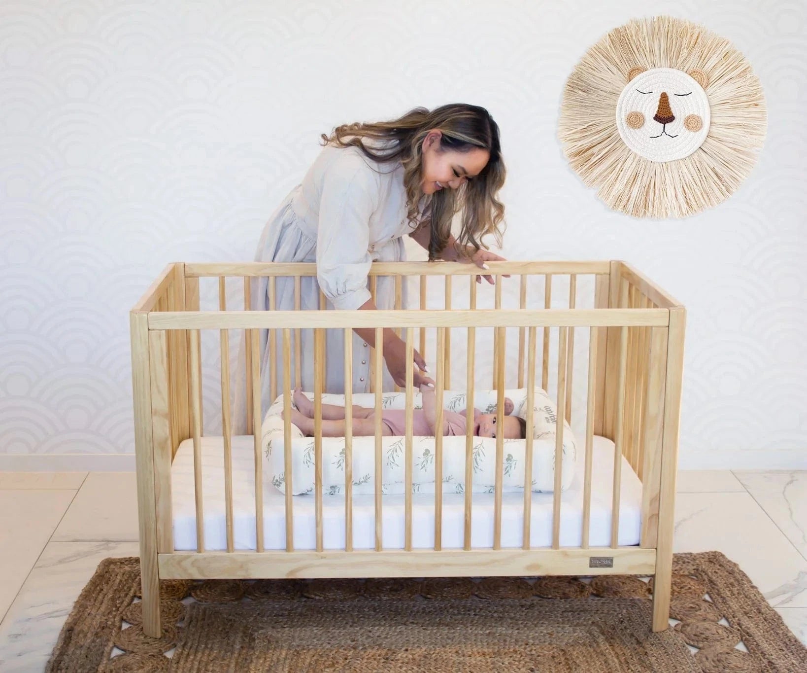 Babyhood Furniture Nursery Babyhood Dune 3 in 1 Cot - Natural