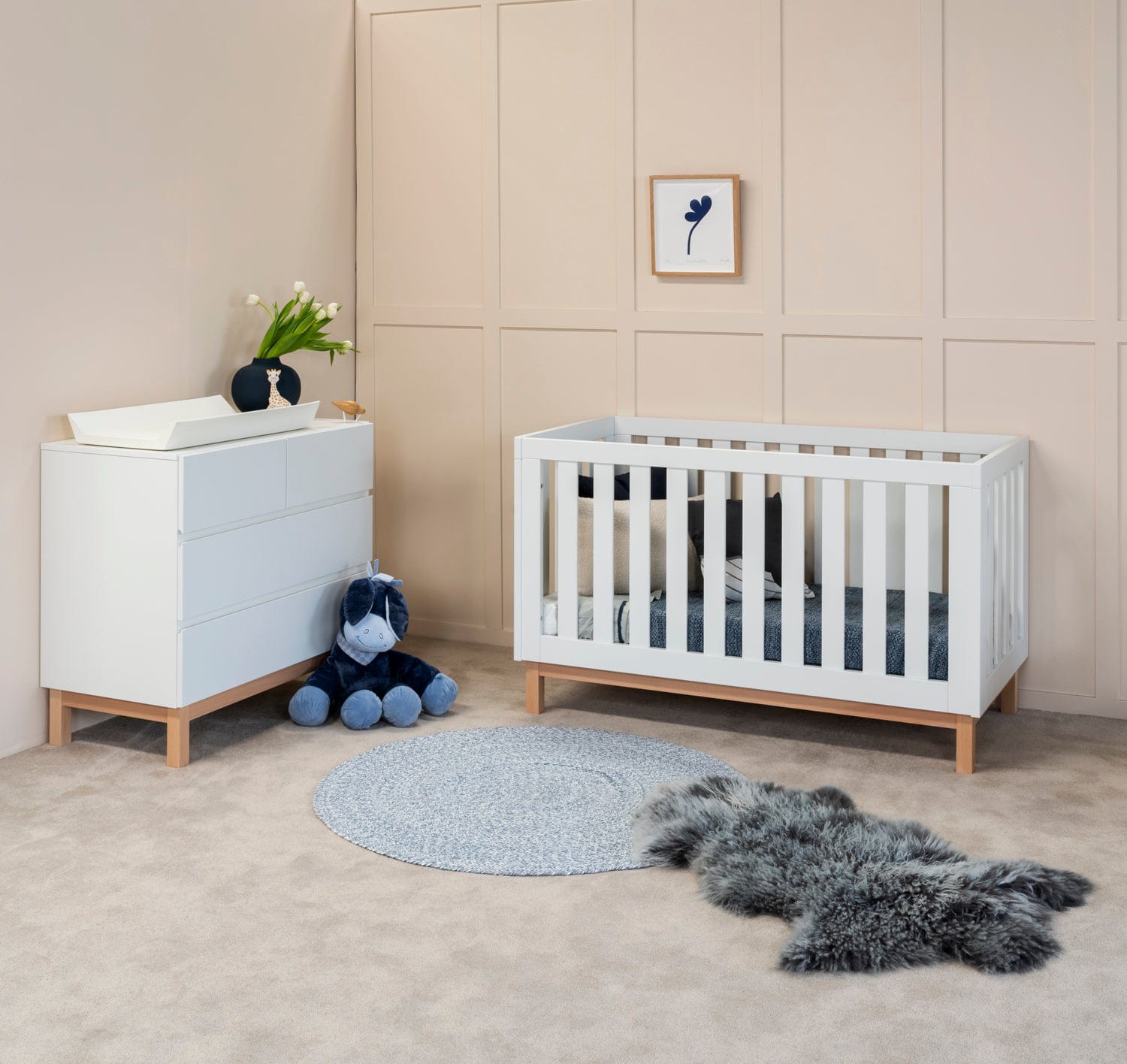 Babyrest Furniture Nursery Bailey Cot (140x70cm)