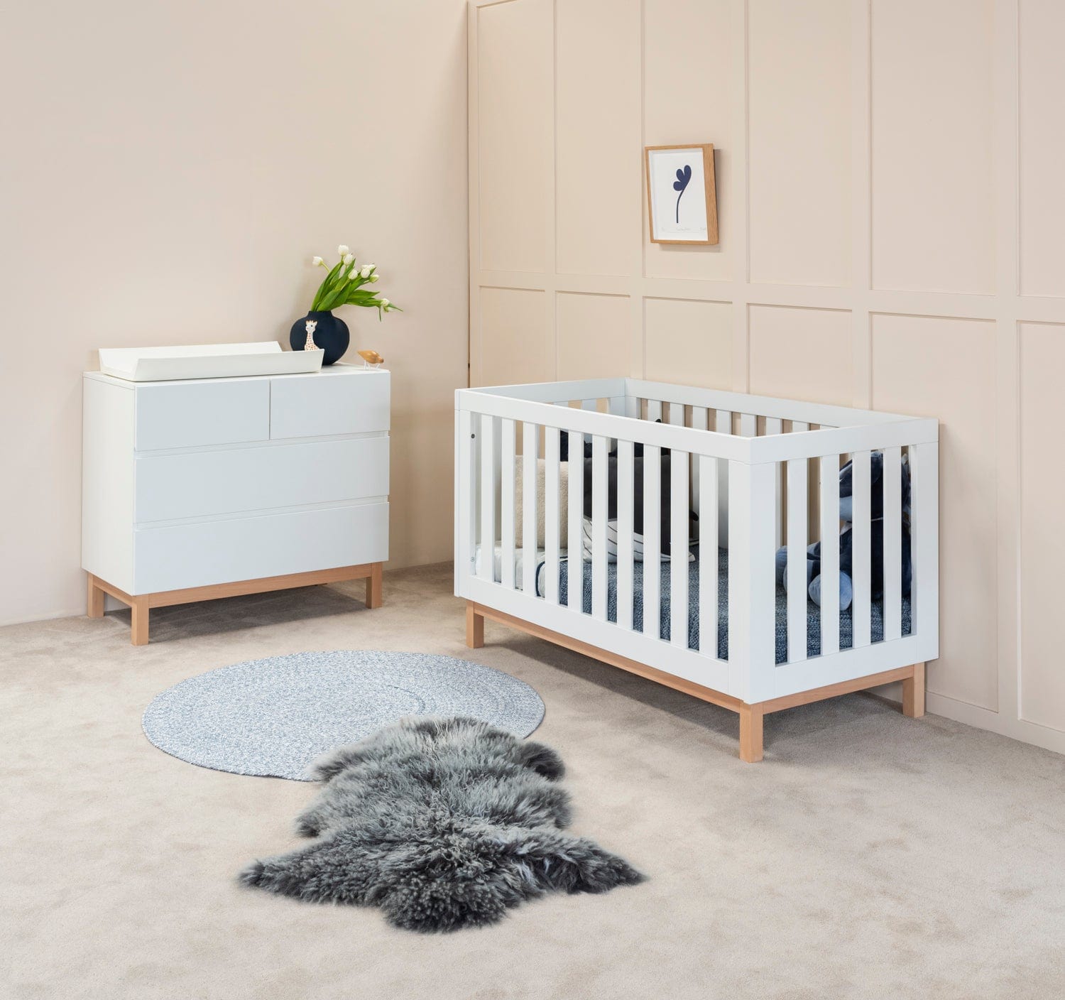 Babyrest Furniture Nursery Bailey Cot (140x70cm)