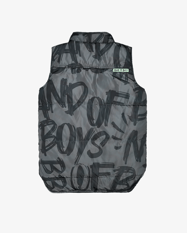 Band of Boys Boys Jacket BOB Bones Reversible Puffer Vest