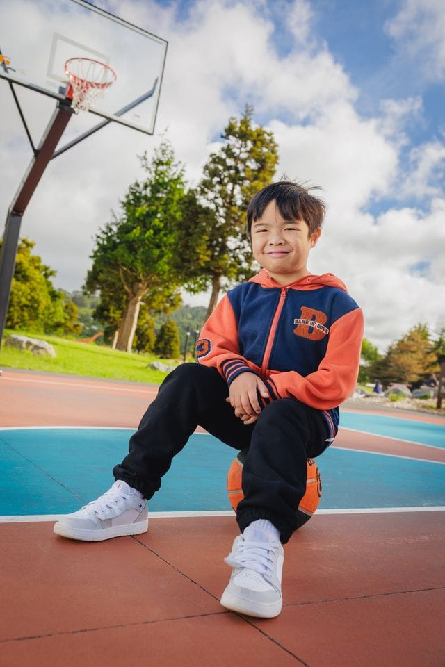 Band of Boys Boys Jumper Retro Winter BB Hood