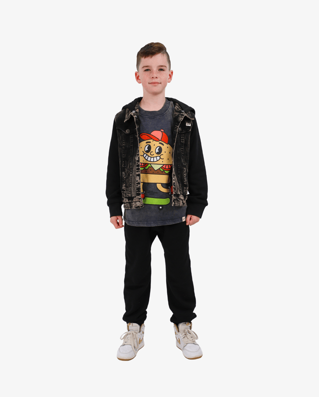 Band of Boys Boys Pants 4/5Y Black BOB Track Pants