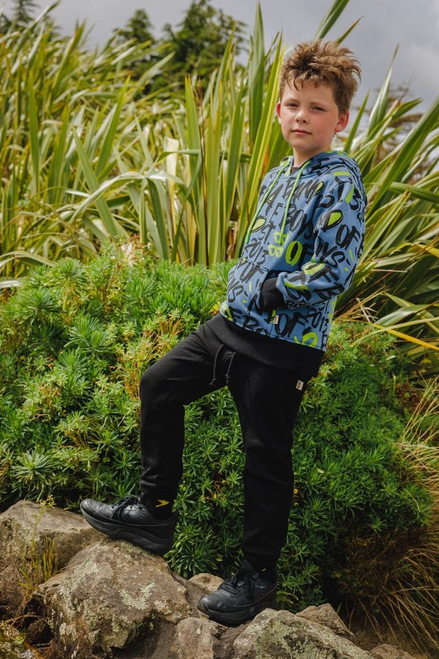 Band of Boys Boys Pants Black BOB Track Pants