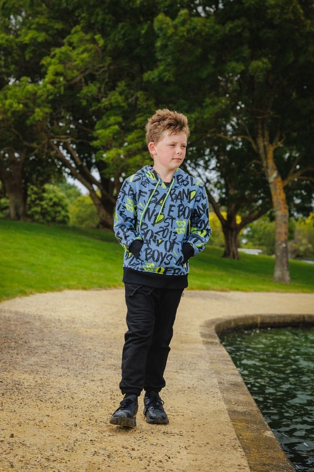 Band of Boys Boys Pants Black BOB Track Pants