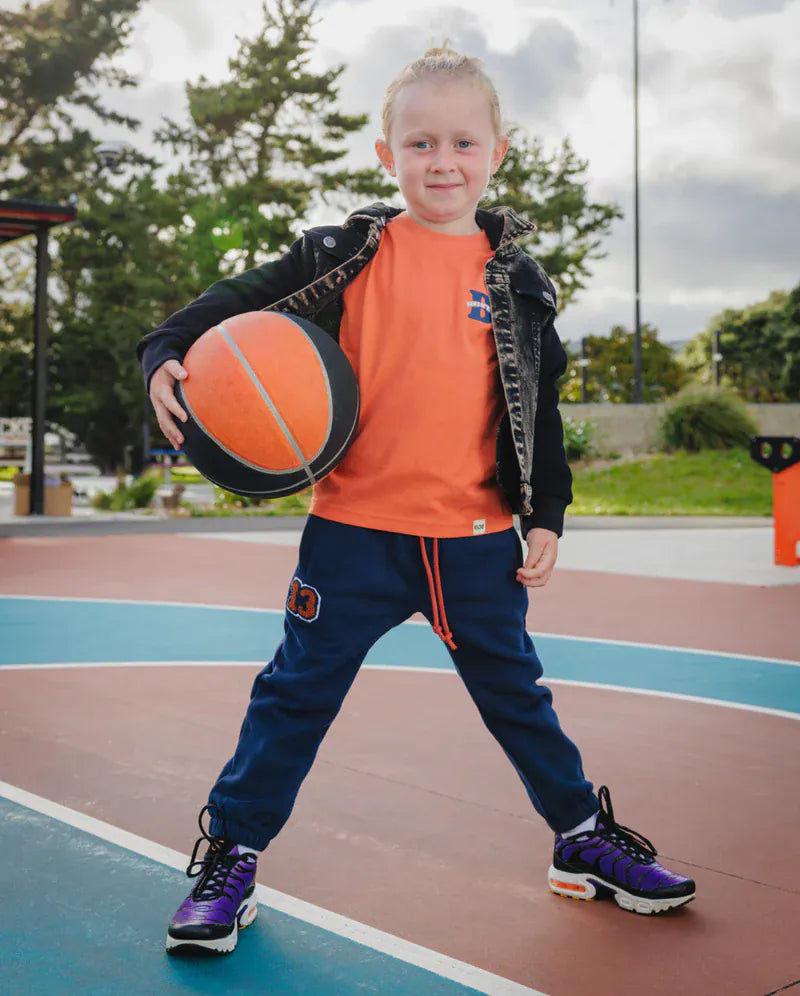 Band of Boys Boys Tops Burnt Orange Retro BB Tee
