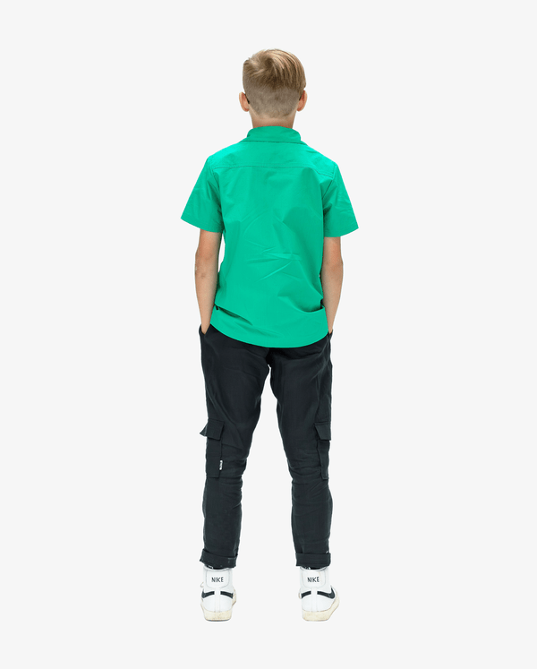 Band of Boys Pants Black Linen Cargo Pants