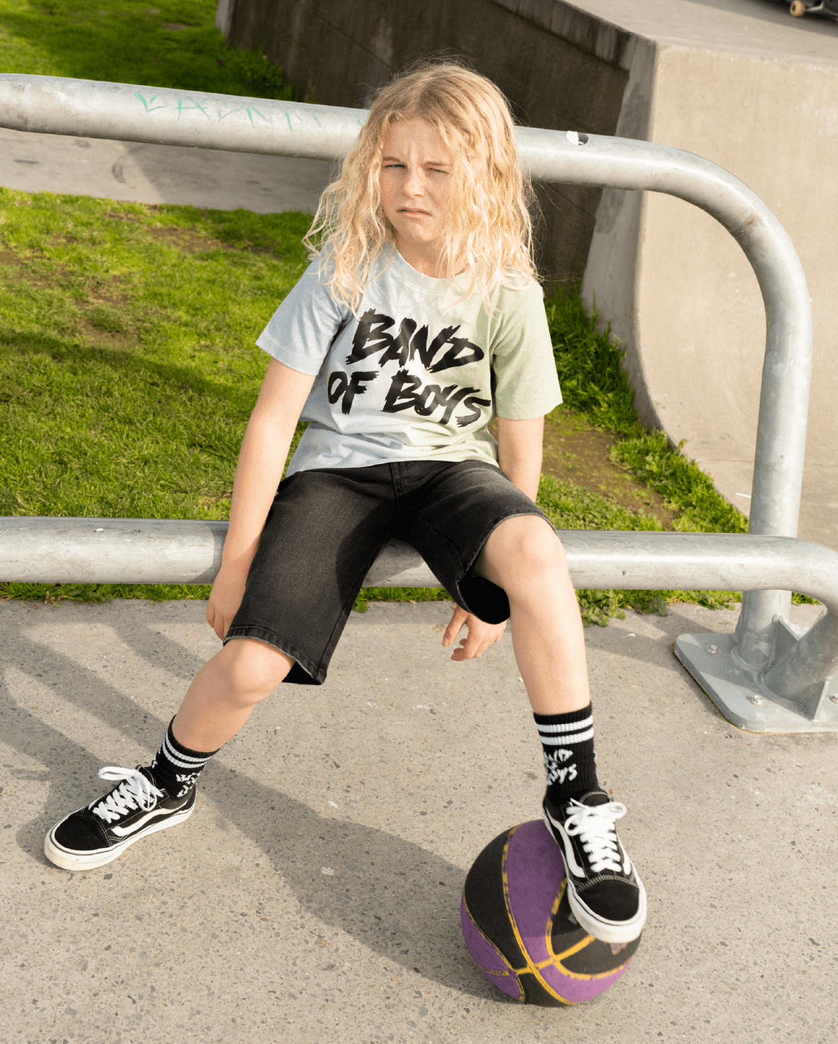 Band of Boys Shorts Black Wash Jorts