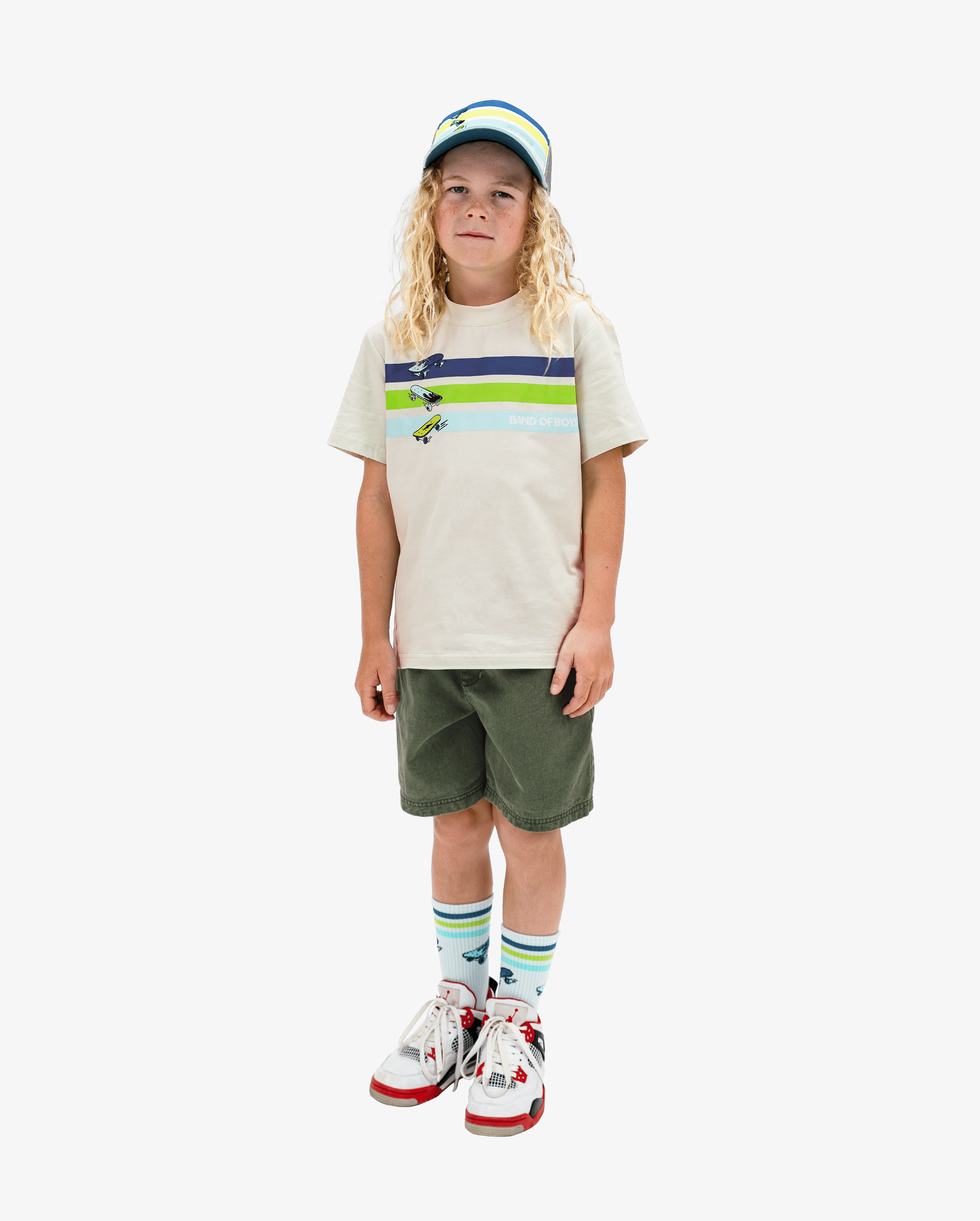 Band of Boys Shorts Khaki Woven Shorts