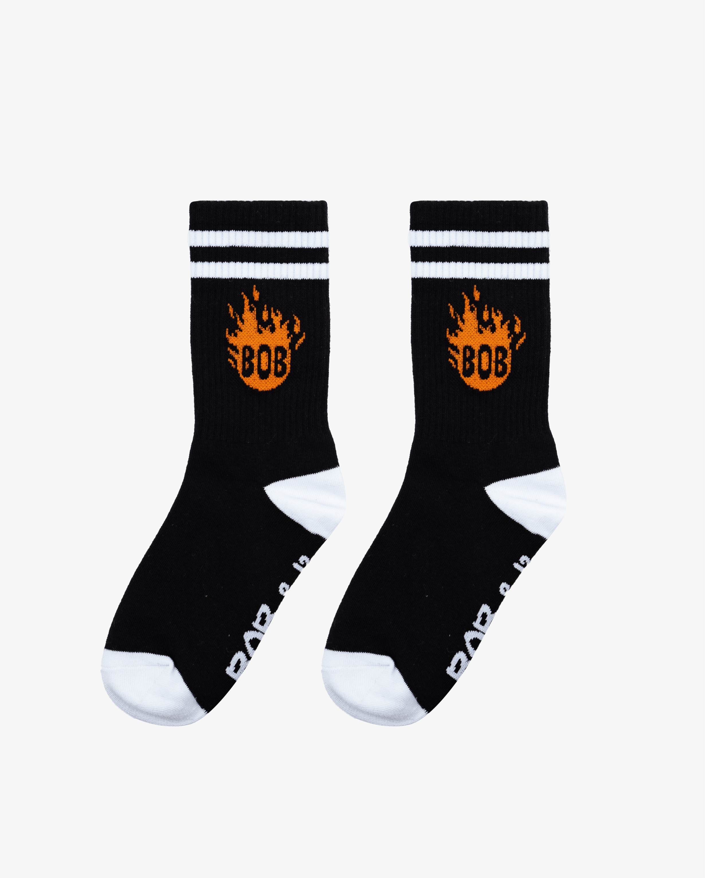 Band of Boys Socks 4-8Y Black Flamin' Socks
