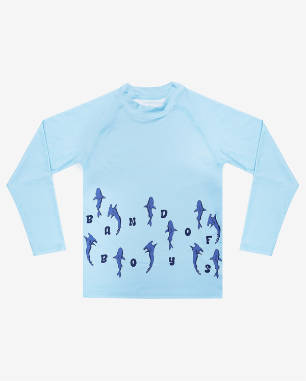 Band of Boys Swim Shark Long Sleeve Rash Shirt