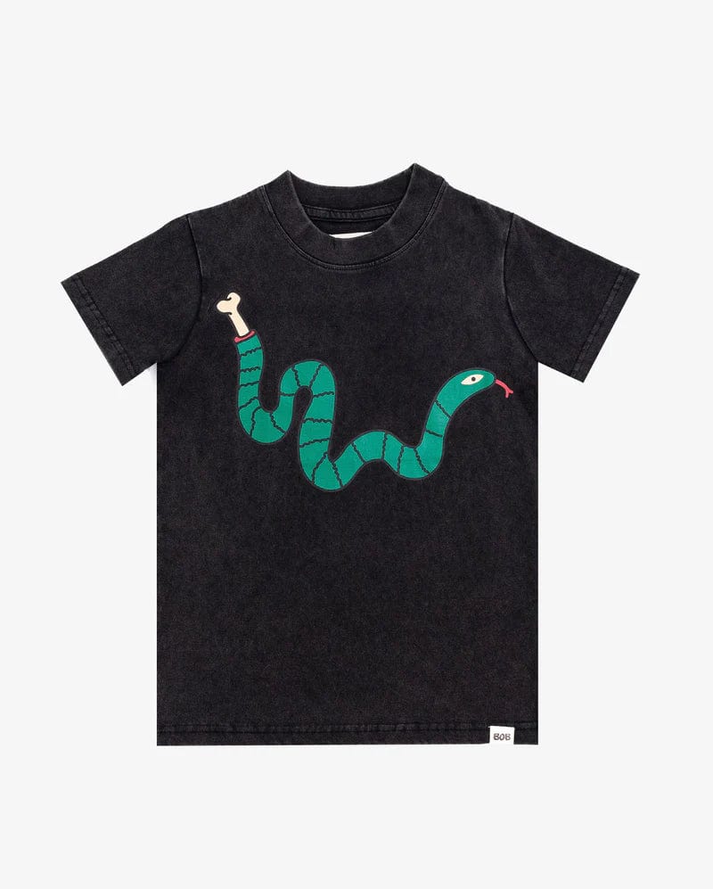 Band of Boys Tees Black Bones Snake Tee