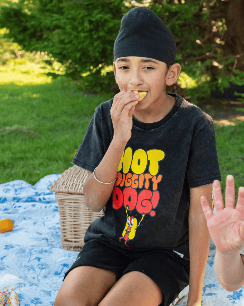 Band of Boys Tees Black Wash Hotdog Tee