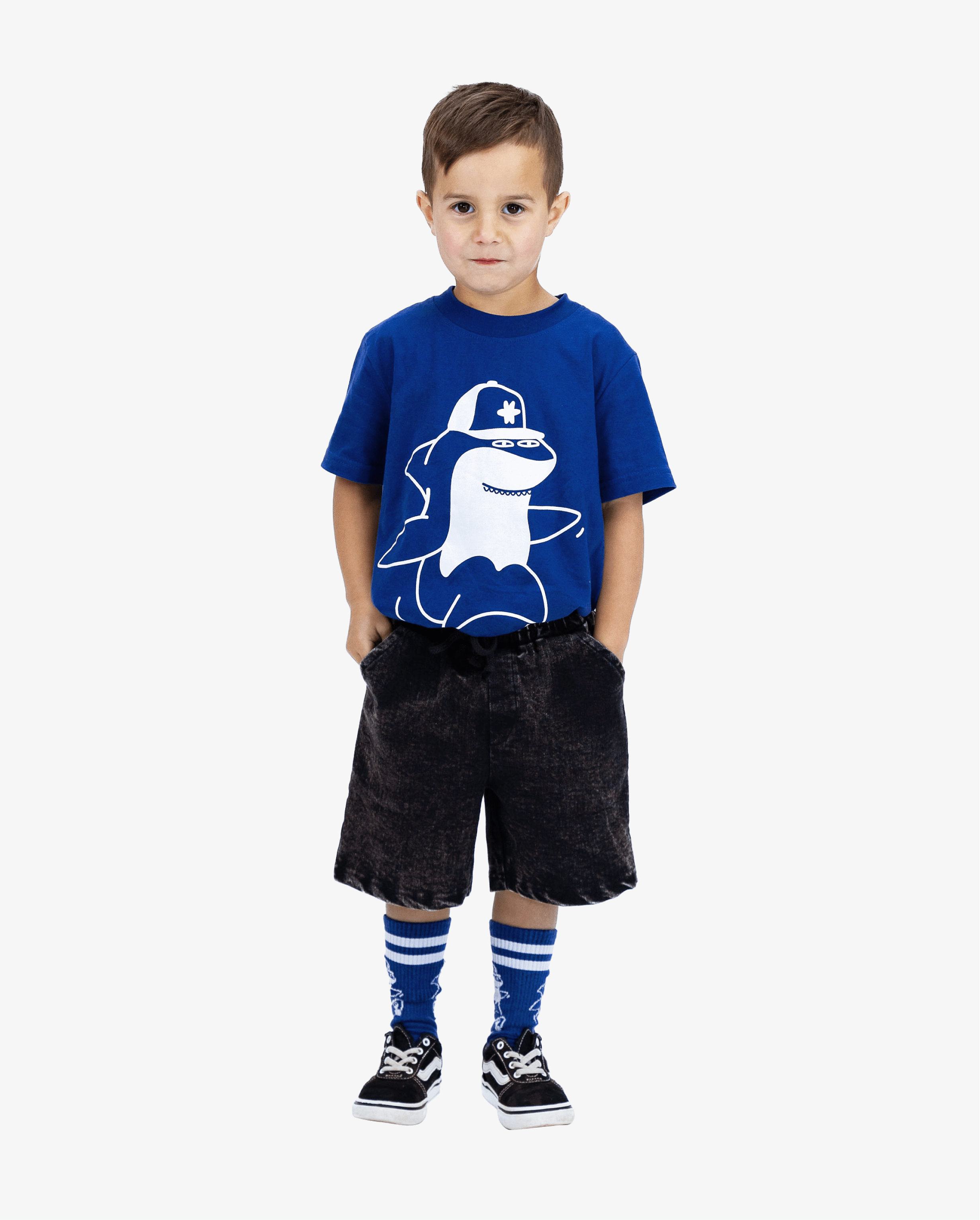 Band of Boys Tees Blue Shark Skate Tee