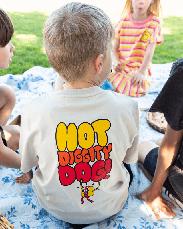 Band of Boys Tees Ivory Hotdog Tee