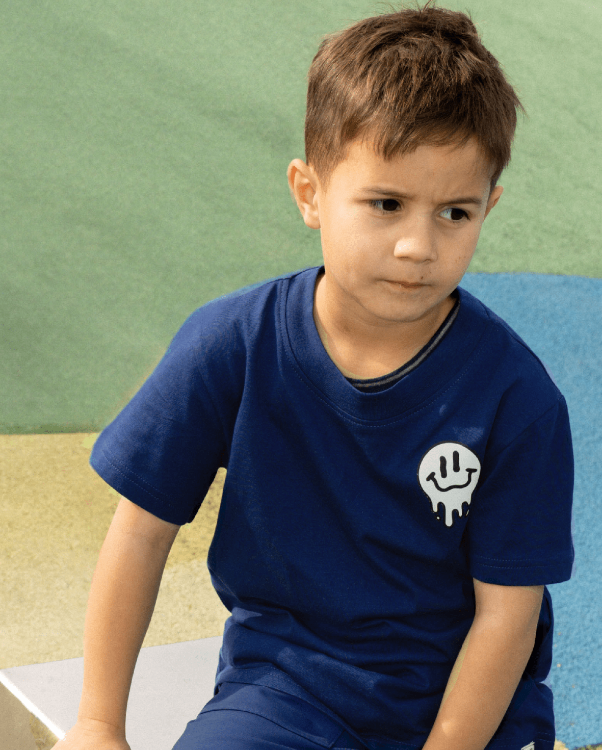 Band of Boys Tees Navy Bob Smiles Tee