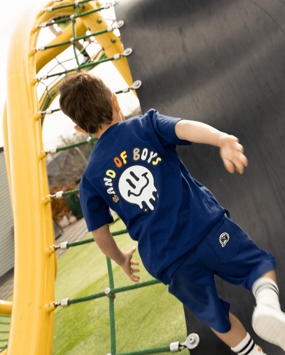 Band of Boys Tees Navy Bob Smiles Tee