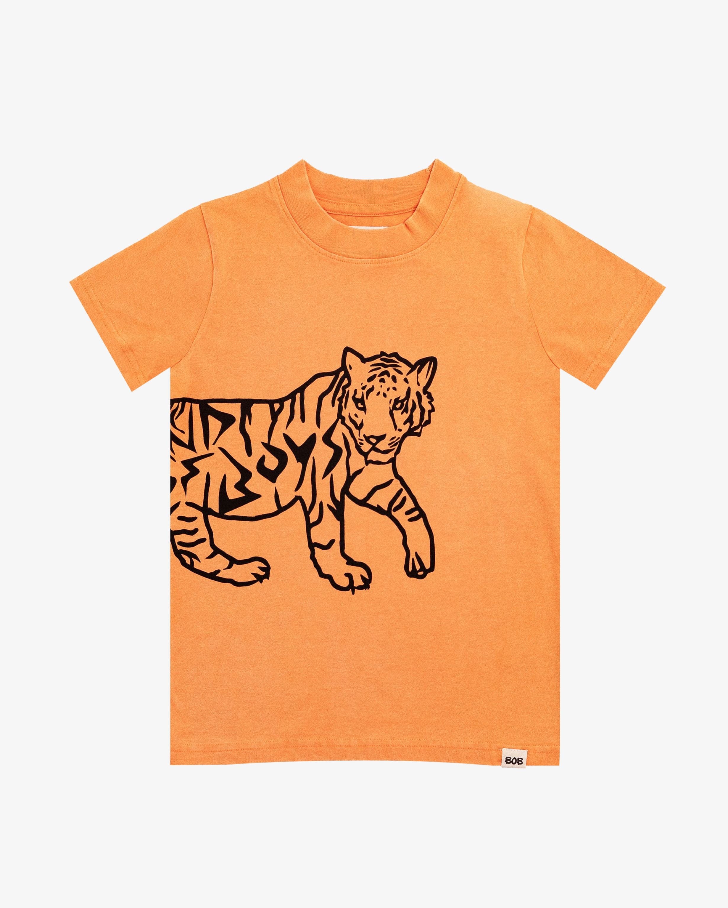 Band of Boys Tees Orange BOB Tiger Tee