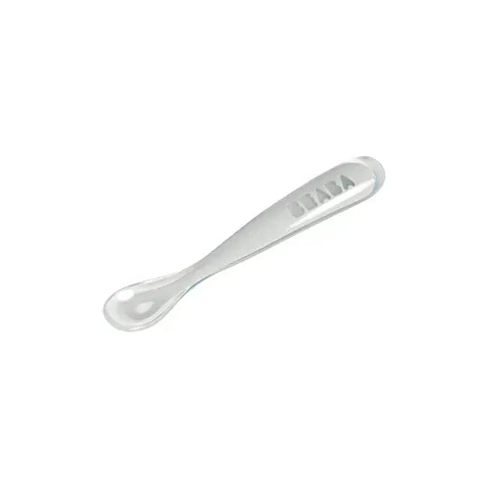 Beaba Accessory Feeding Beaba 1st Stage Silicone Spoon - Velvet Grey