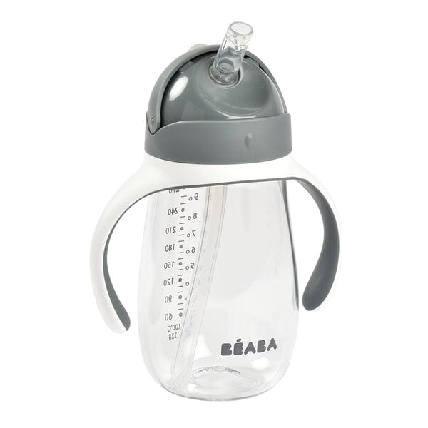 Beaba Accessory Feeding Mineral Grey Beaba Straw Cup 300ml