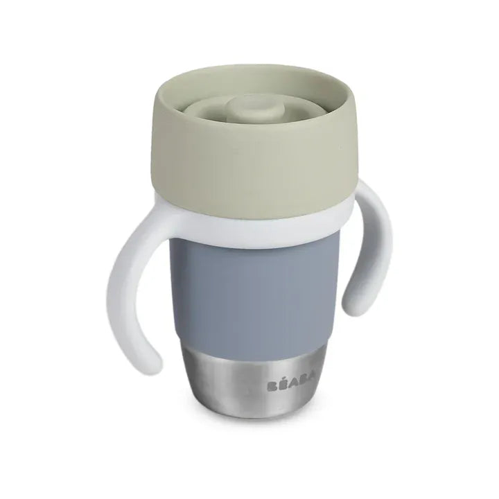 Beaba Accessory Feeding Pebble Click & Drink Stainless Steel Learning Cup 240ml