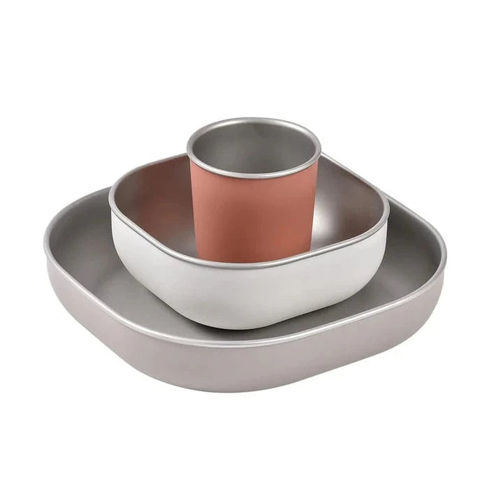 Beaba Accessory Feeding Terracotta Stainless Steel Meal Set