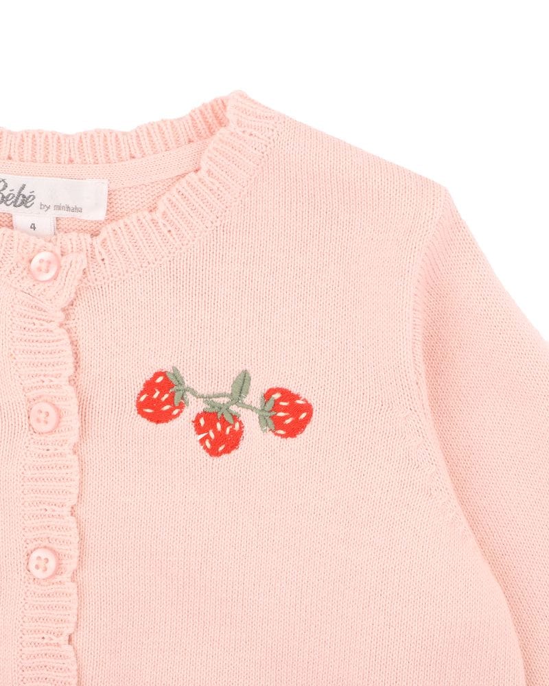 Bebe by Minhaha Girls Jumper Poppy Organic Cardigan