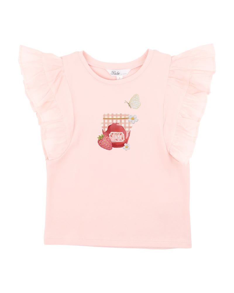 Bebe by Minhaha Girls Tee Poppy Organic Jam Tee