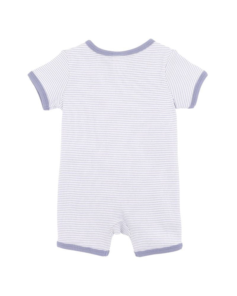 Bebe by Minihaha Boys All In Ones Axel Organic Stripe Zipsuit