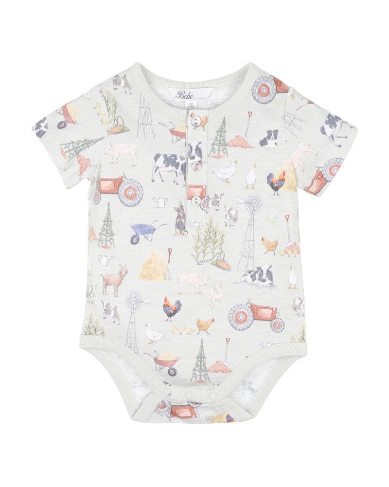 Bebe by Minihaha Boys All In Ones Chester Bodysuit