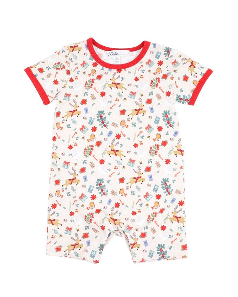 Bebe by Minihaha Boys All In Ones Festive S/S Romper