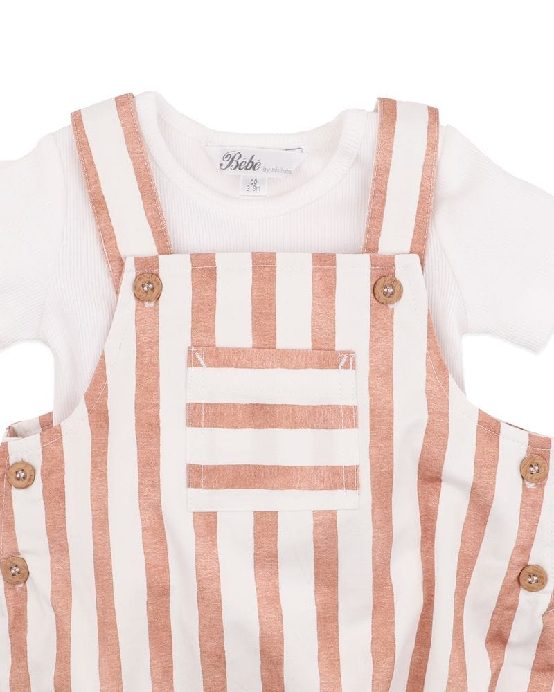 Bebe by Minihaha Boys All In Ones Max 2 Piece Set Bodysuit