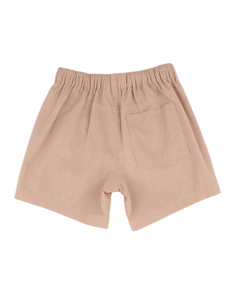 Bebe by Minihaha Boys Bottoms Max Palm Embroidered Shorts