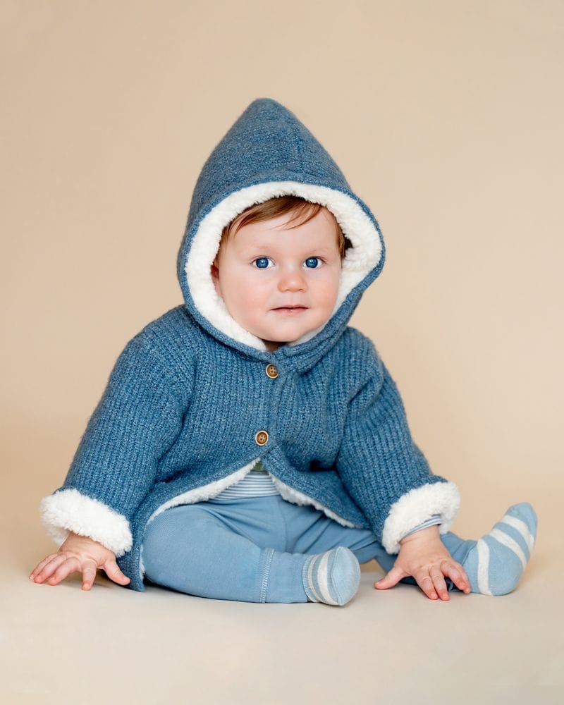 Bebe by Minihaha Boys Jacket Knitted Hooded Jacket