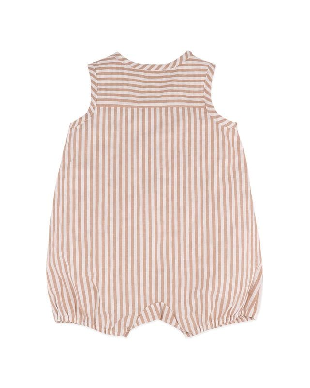 Bebe by Minihaha Boys Onesie Brady Stripe Woven Romper