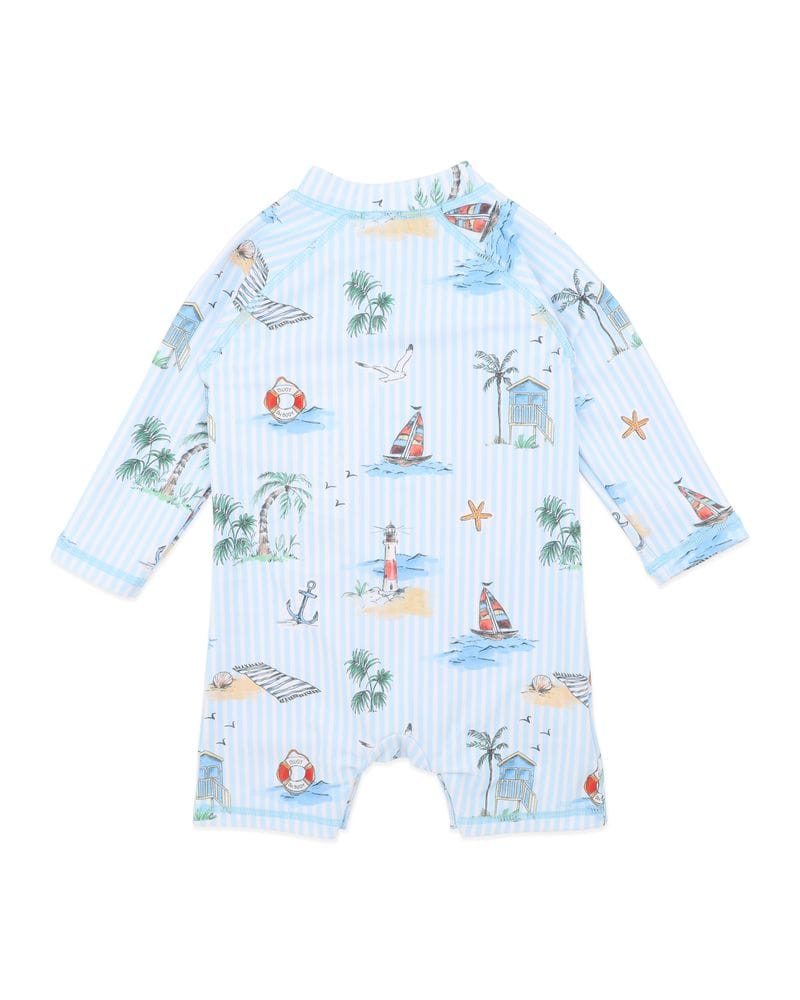 Bebe by Minihaha Boys Swimwear Nikolai LS Rash Suit