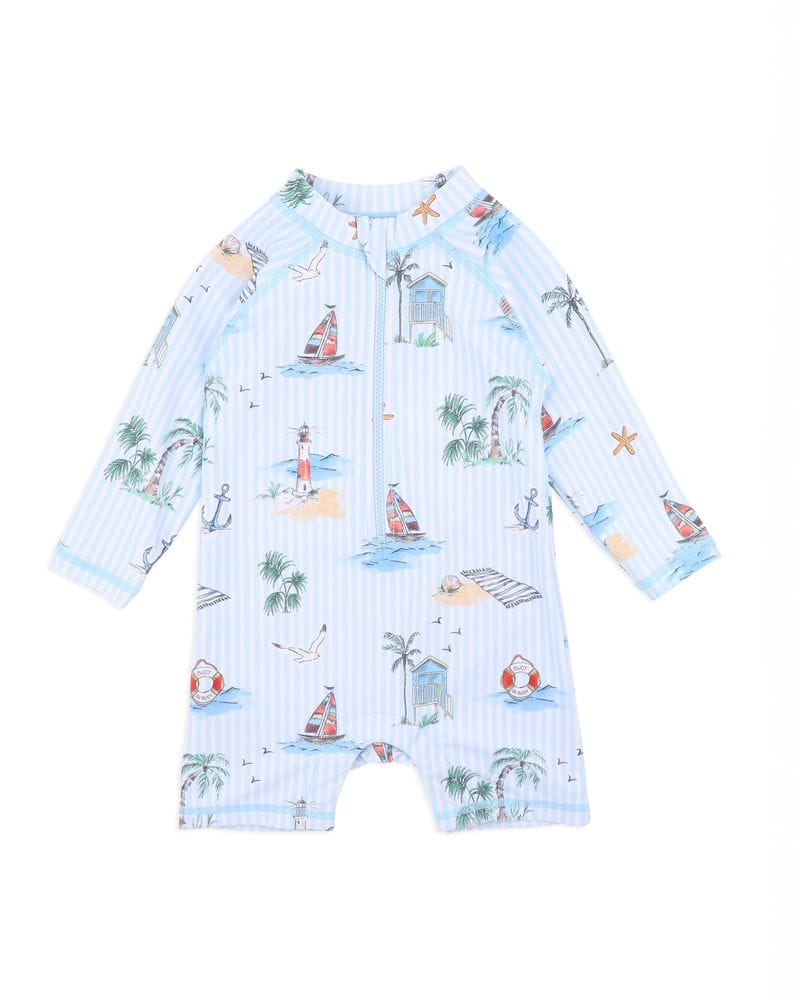 Bebe by Minihaha Boys Swimwear Nikolai LS Rash Suit