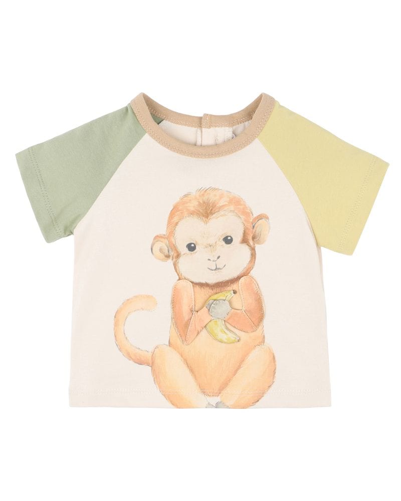 Bebe by Minihaha Boys Tops Ellis 3D Monkey Tee