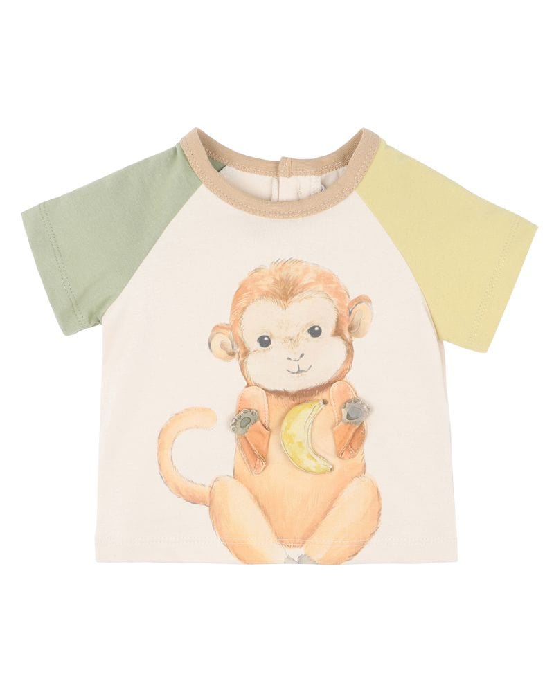 Bebe by Minihaha Boys Tops Ellis 3D Monkey Tee